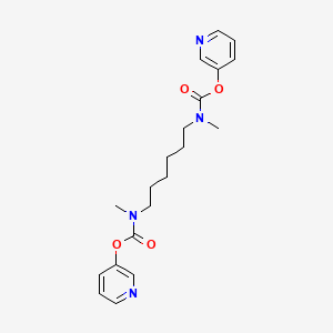 Di(pyridin-3-yl) hexane-1,6-diylbis(methylcarbamate)