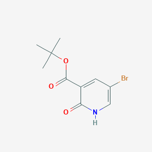 molecular formula C10H12BrNO3 B3317267 5-Bromo-2-hydroxy-nicotinic acid tert-butyl ester CAS No. 95797-07-2