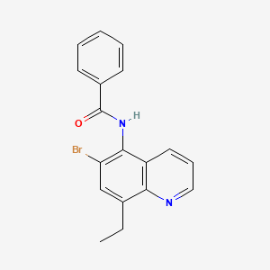 molecular formula C18H15BrN2O B3317280 N-(6-Bromo-8-ethylquinolin-5-yl)benzamide CAS No. 95813-71-1
