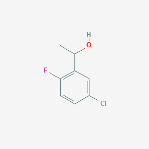 molecular formula C8H8ClFO B3317292 1-(5-Chloro-2-fluorophenyl)ethan-1-OL CAS No. 958653-04-8