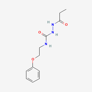 N-{[(2-phenoxyethyl)carbamoyl]amino}propanamide