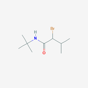 molecular formula C9H18BrNO B3317321 2-溴-N-叔丁基-3-甲基丁酰胺 CAS No. 95904-26-0