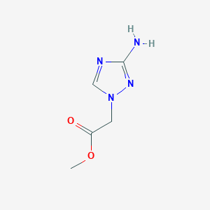 molecular formula C5H8N4O2 B3317322 methyl 2-(3-amino-1H-1,2,4-triazol-1-yl)acetate CAS No. 959054-36-5