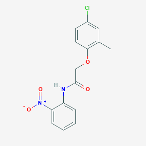 molecular formula C15H13ClN2O4 B331734 2-(4-chloro-2-methylphenoxy)-N-(2-nitrophenyl)acetamide 