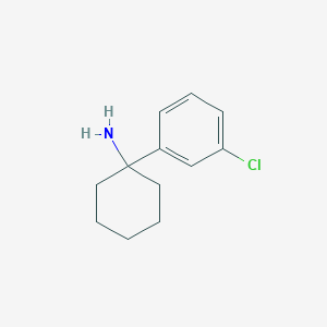molecular formula C12H16ClN B3317354 1-(3-Chloro-phenyl)cyclohexanamine CAS No. 959140-90-0