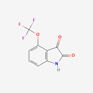molecular formula C9H4F3NO3 B3317355 4-(Trifluoromethoxy)indoline-2,3-dione CAS No. 959236-54-5