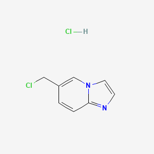 molecular formula C8H8Cl2N2 B3317474 6-Chloromethylimidazo[1,2-a]pyridine hydrochloride CAS No. 960235-90-9
