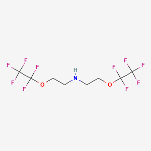 molecular formula C8H9F10NO2 B3317482 Bis-(2-pentafluoroethyloxy-ethyl)-amine CAS No. 960365-29-1