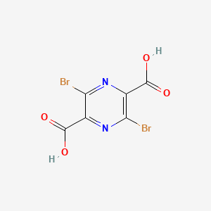 molecular formula C6H2Br2N2O4 B3317490 3,6-Dibromopyrazine-2,5-dicarboxylic acid CAS No. 960510-32-1