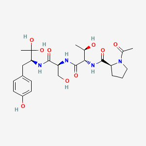 molecular formula C24H36N4O9 B3317502 rec IGF-II (1-67) (human) CAS No. 96081-16-2