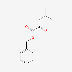 molecular formula C13H16O3 B3317513 Benzyl 4-methyl-2-oxopentanoate CAS No. 96136-13-9
