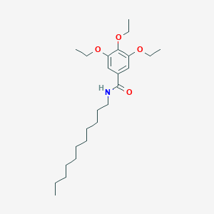 molecular formula C24H41NO4 B331754 3,4,5-triethoxy-N-undecylbenzamide 