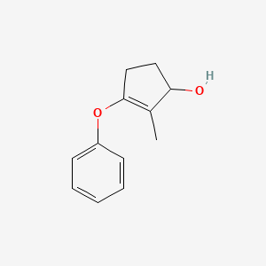 molecular formula C12H14O2 B3317576 2-Methyl-3-phenoxycyclopent-2-enol CAS No. 96530-08-4