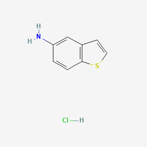 molecular formula C8H8ClNS B3317640 5-Aminobenzo[b]thiophene Hydrochloride CAS No. 96803-46-2