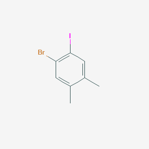 molecular formula C8H8BrI B3317645 1-Bromo-4,5-dimethyl-2-iodobenzene CAS No. 96843-22-0