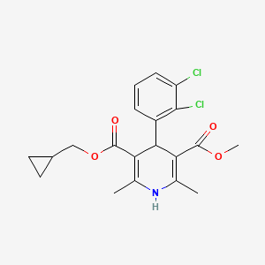 3-(Cyclopropylmethyl) 5-methyl 4-(2,3-dichlorophenyl)-2,6-dimethyl-1,4-dihydropyridine-3,5-dicarboxylate