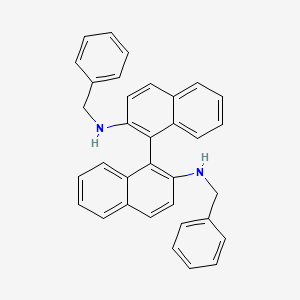 molecular formula C34H28N2 B3317696 (R)-N,N'-Dibenzyl-1,1'-binaphthyldiamine CAS No. 96948-51-5