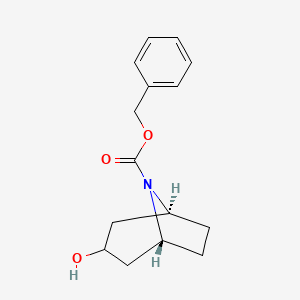 molecular formula C15H19NO3 B3317701 N-Cbz-nortropine CAS No. 96951-89-2