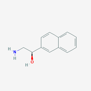 molecular formula C12H13NO B3317718 (R)-2-Amino-1-(naphthalen-2-yl)ethanol CAS No. 97101-99-0