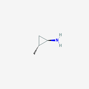 molecular formula C4H9N B3317758 (1R,2R)-2-methylcyclopropan-1-amine CAS No. 97291-66-2