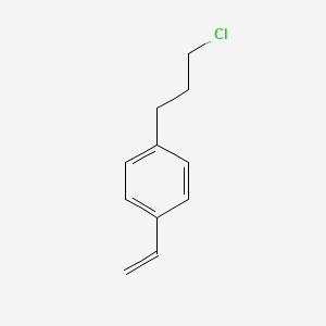 molecular formula C11H13Cl B3317778 4-(3-Chloropropyl)styrene CAS No. 97344-49-5