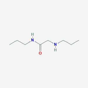 molecular formula C8H18N2O B3317785 N-propyl-2-(propylamino)acetamide CAS No. 97454-47-2