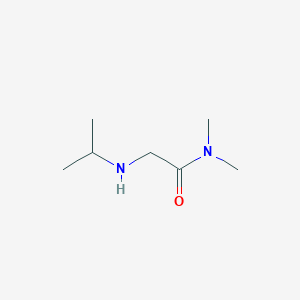 molecular formula C7H16N2O B3317787 N,N-dimethyl-2-[(propan-2-yl)amino]acetamide CAS No. 97454-93-8