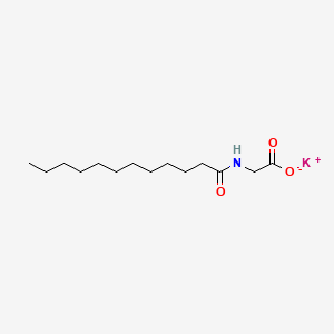 molecular formula C14H26KNO3 B3317815 Potassium lauroyl glycinate CAS No. 97632-95-6