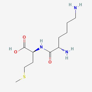 molecular formula C11H23N3O3S B3317829 Lys-Met CAS No. 97729-52-7