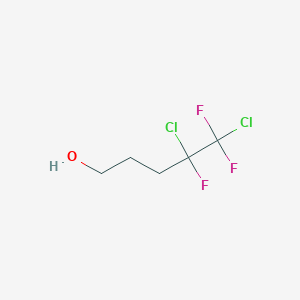 molecular formula C5H7Cl2F3O B3317851 4,5-Dichloro-4,5,5-trifluoro-1-pentanol CAS No. 97915-27-0