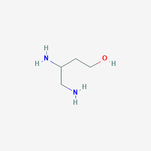 molecular formula C4H12N2O B3317887 3,4-Diaminobutan-1-ol CAS No. 98021-21-7
