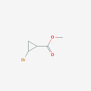 molecular formula C5H7BrO2 B3317892 Methyl 2-bromocyclopropanecarboxylate CAS No. 98021-77-3
