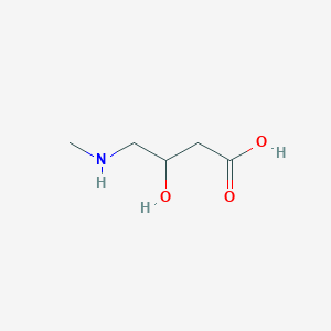 molecular formula C5H11NO3 B3317909 3-Hydroxy-4-methylamino-butyric acid CAS No. 98137-59-8