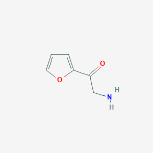 molecular formula C6H7NO2 B3317910 2-Amino-1-furan-2-yl-ethanone CAS No. 98140-61-5