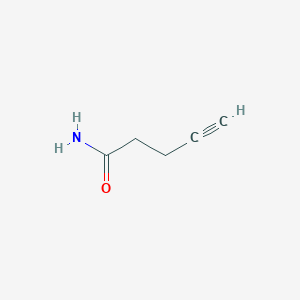 molecular formula C5H7NO B3317917 Pent-4-ynamide CAS No. 98142-64-4