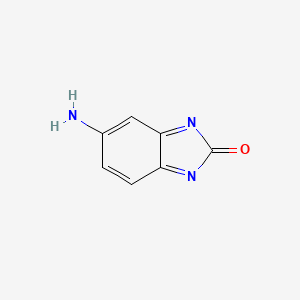 molecular formula C7H5N3O B3317920 5-amino-2H-1,3-benzodiazol-2-one CAS No. 98185-14-9