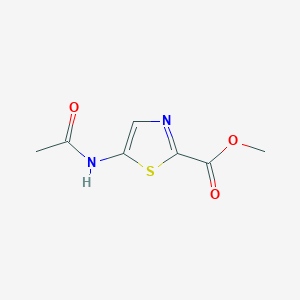 molecular formula C7H8N2O3S B3317950 Methyl 5-acetamidothiazole-2-carboxylate CAS No. 98276-95-0