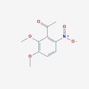 molecular formula C10H11NO5 B3317969 1-(2,3-Dimethoxy-6-nitrophenyl)ethanone CAS No. 98300-40-4