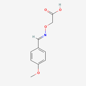 molecular formula C10H11NO4 B3317981 2-({[(4-Methoxyphenyl)methylidene]amino}oxy)acetic acid CAS No. 98381-25-0