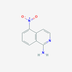 molecular formula C9H7N3O2 B3317986 5-Nitroisoquinolin-1-amine CAS No. 98410-86-7