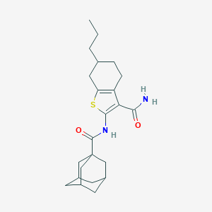 2-[(1-Adamantylcarbonyl)amino]-6-propyl-4,5,6,7-tetrahydro-1-benzothiophene-3-carboxamide