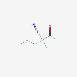 2-Acetyl-2-methylpentanenitrile
