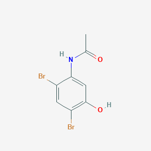 molecular formula C8H7Br2NO2 B3318007 N-(2,4-二溴-5-羟基苯基)乙酰胺 CAS No. 98446-58-3