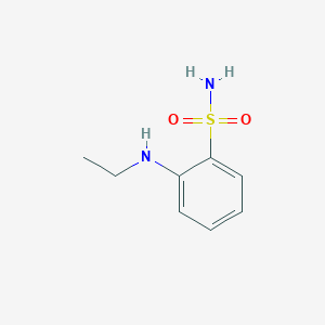 molecular formula C8H12N2O2S B3318015 2-(Ethylamino)benzene-1-sulfonamide CAS No. 98489-79-3