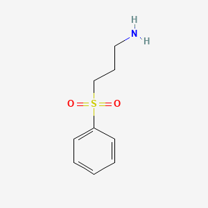 molecular formula C9H13NO2S B3318020 3-(苯磺酰基)丙-1-胺 CAS No. 98510-52-2