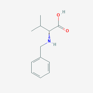 molecular formula C12H17NO2 B3318050 (R)-2-(Benzylamino)-3-methylbutanoic acid CAS No. 98575-68-9