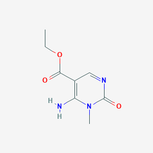 molecular formula C8H11N3O3 B3318074 Ethyl 6-amino-1-methyl-2-oxopyrimidine-5-carboxylate CAS No. 98594-73-1