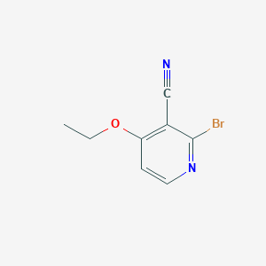 molecular formula C8H7BrN2O B3318103 2-Bromo-4-ethoxynicotinonitrile CAS No. 98645-44-4