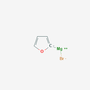 molecular formula C4H3BrMgO B3318124 2-Furylmagnesium bromide CAS No. 98754-48-4