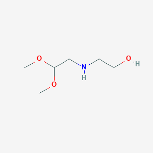 molecular formula C6H15NO3 B3318133 2-[(2,2-Dimethoxyethyl)amino]ethan-1-ol CAS No. 98961-86-5